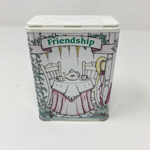 Vintage FRIENDSHIP Spice for Living Tin Tea Party Discontinued